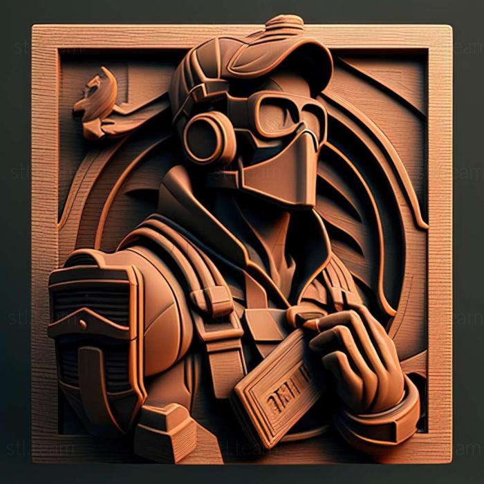 3D модель Класична гра Team Fortress (STL)